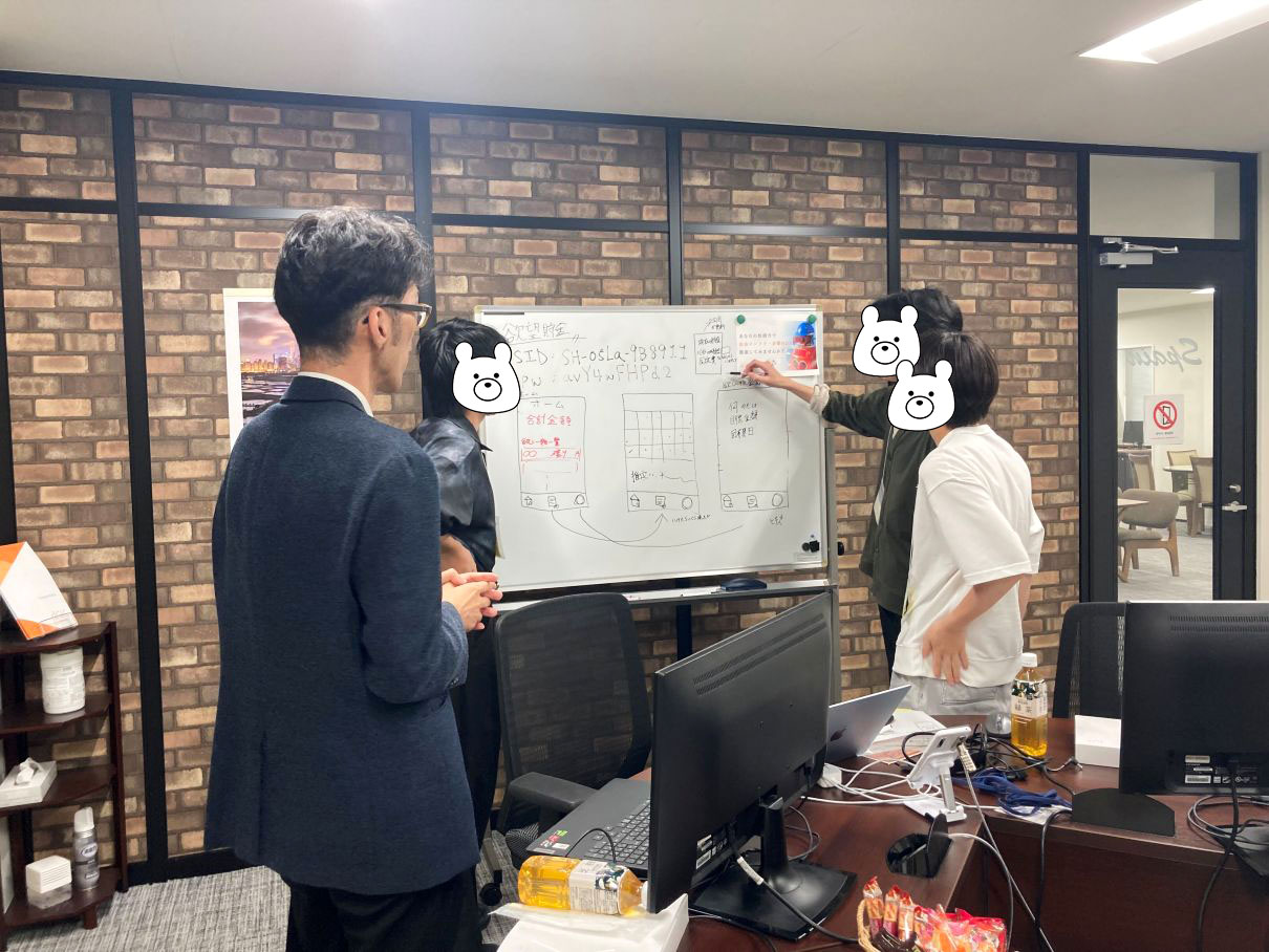 Sapporo IT CAMP vol.3 2日目 打ち合わせの様子